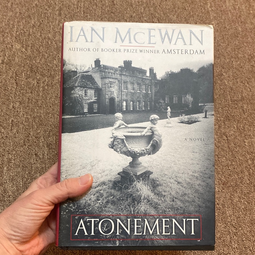 ❤️Atonement by Ian McEwan Hardcover Book